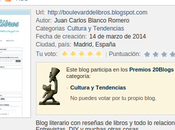 Vota Boulevard Libros "Premios 20Blogs"