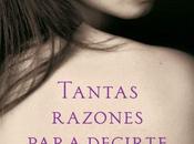 Reseña "Tantas razones para decirte no", Sara Tessa