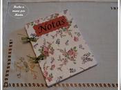 Bloc notas decoupage