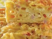 Pastel pasta coditos horno