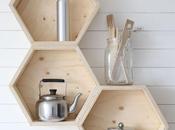 Estanterías hexagonales