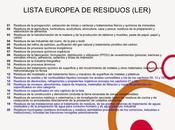 Modificación Lista Europea Residuos (Decisión 2014/955)