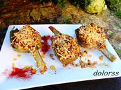 Alcachofas gratinadas almendras