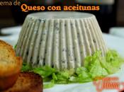 Crema queso aceitunas