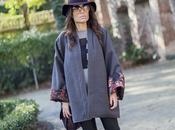 Reversible kimono jacket