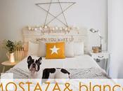 Cambio total dormitorio funda cojín MOSTAZA!