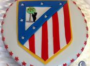 Tarta Atlético Madrid fondant