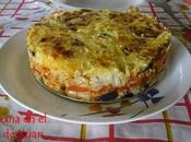 Tarta arroz tomates confitados