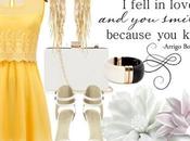 Look boda vestido amarillo