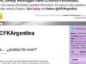 Cristina Fernández Twitter para protestar contra Reino Unido