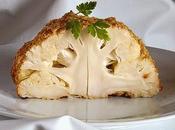 Coliflor asada sésamo, cominos jengibre