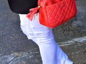 Casual Black White. Touch Orange