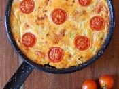 Frittata tomates.
