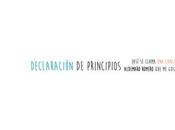 Declaración principios