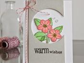 Copic markers coloring "Warm wishes" card