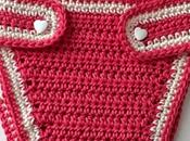 Braguita Cubrepañal Crochet para bebe meses