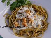 Pasta roquefort nueces