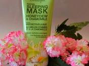 “Facial Sleeping Mask Honeydew Chamomile” FREEMAN mascarilla nocturna hidratación profunda