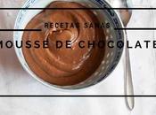 Mousse chocolate sano
