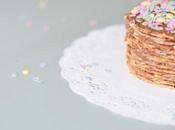 Mini tarta milhojas cumpleaños/ layer mini birthday cake