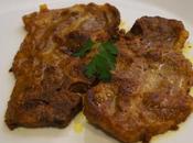 Chuletas cerdo curry