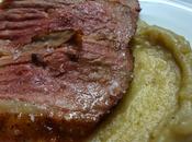 Magret pato salsa castañas