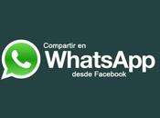 ¿Compartir Whatsapp desde Facebook?