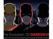Infografía evolución traje Daredevil