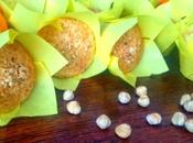 Muffins naranja limón avellanas