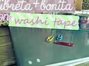 Libreta bonita, washi tape