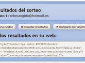 Ganadora Sorteo Piezas Estilo