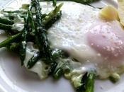 Recetas huevos fritos espárragos Uova fritte asparagi