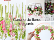 Corona flores colgante