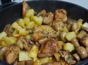 Pollo champiñones cerveza