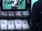 Esta vending machine vende camisetas para sensibilizar sobre origen ropa barata