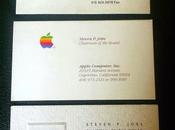subasta tarjetas presentación Steve Jobs 1984 1990