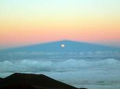 Salida Luna través sombra Mauna