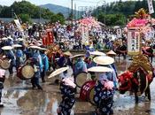 Mibu hana taue, ritual trasplante arroz