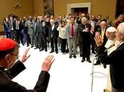 Francisco reza unidad cien pastores evangélicos