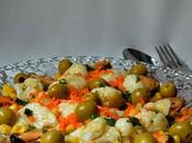 Ensalada coliflor mejillones