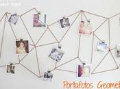 Inspiración diy: portafotos geométrico