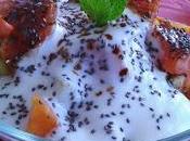 Fruta café yogurt