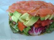 Timbal salmon ahumado aguacate