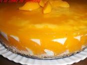 Tarta mousse melocotón