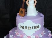 Tarta fondant comunion marian