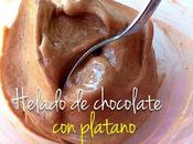 Helado sano cremoso solo ingredientes