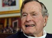 Expresidente george h.w. bush sufre caída rompe vértebra cuello