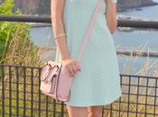 Vestido baby doll aguamarina