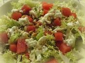 Ensalada sandia queso
