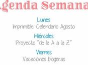 Agenda Semanal 27/07 2/08